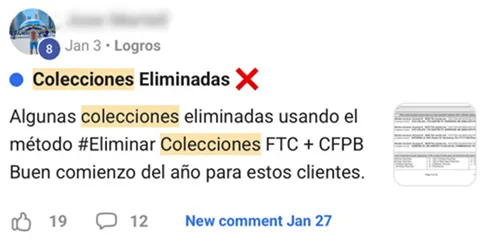 testimonio